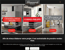 Tablet Screenshot of gauvritsas.com